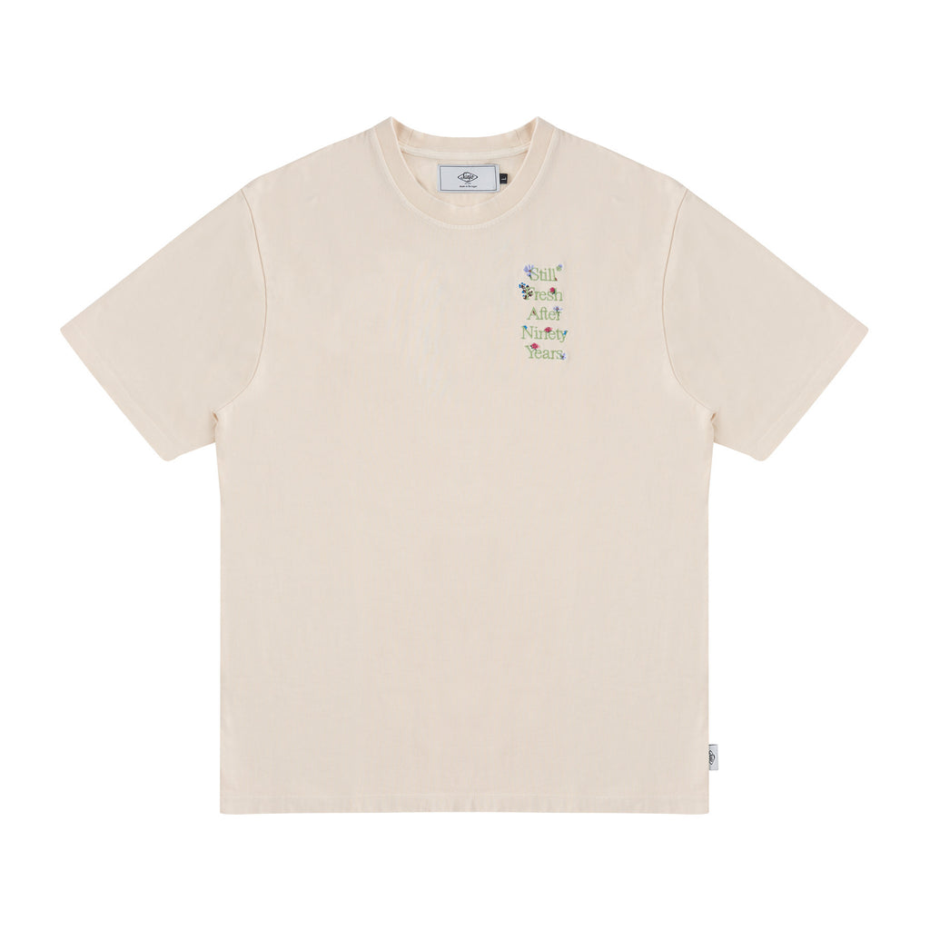 Sanjo Faded Still Fresh T-Shirt // Ecru
