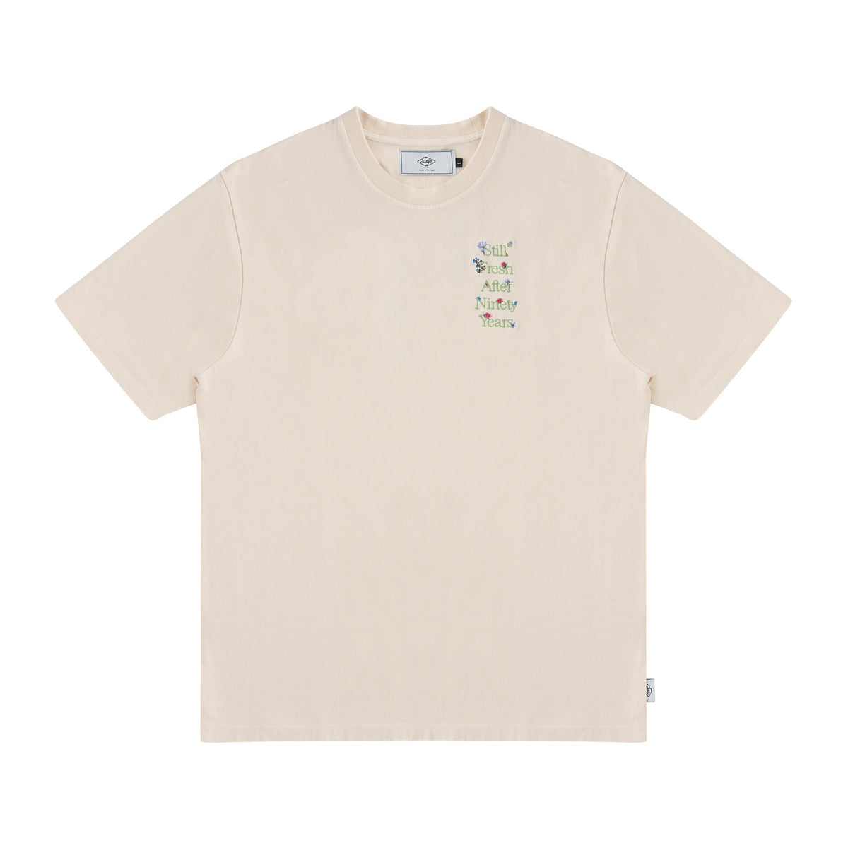 Sanjo Faded Still Fresh T-Shirt // Ecru