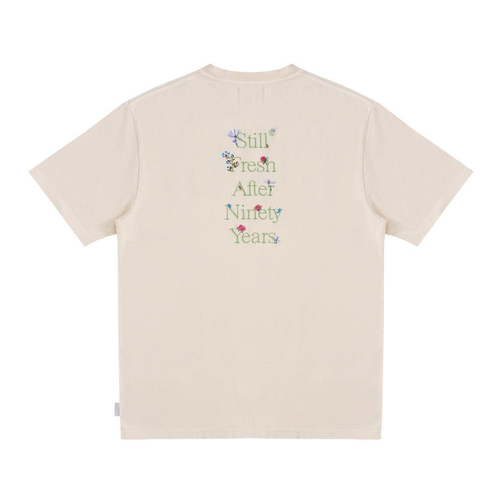 Sanjo Faded Still Fresh T-Shirt // Ecru