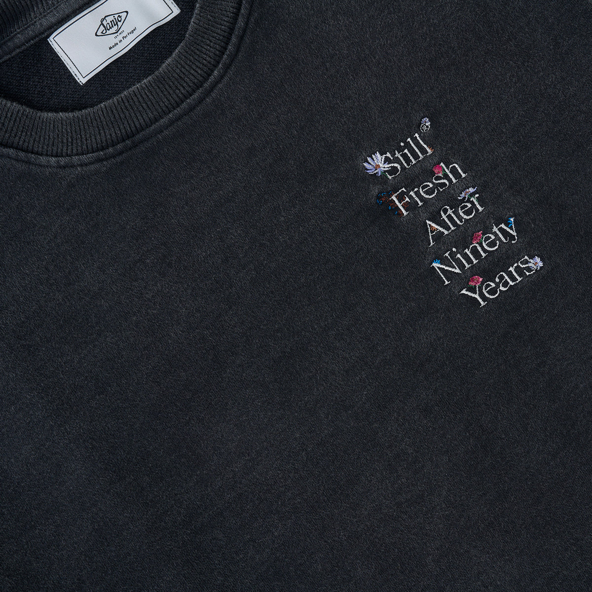 Sanjo Faded Still Sweat // Black