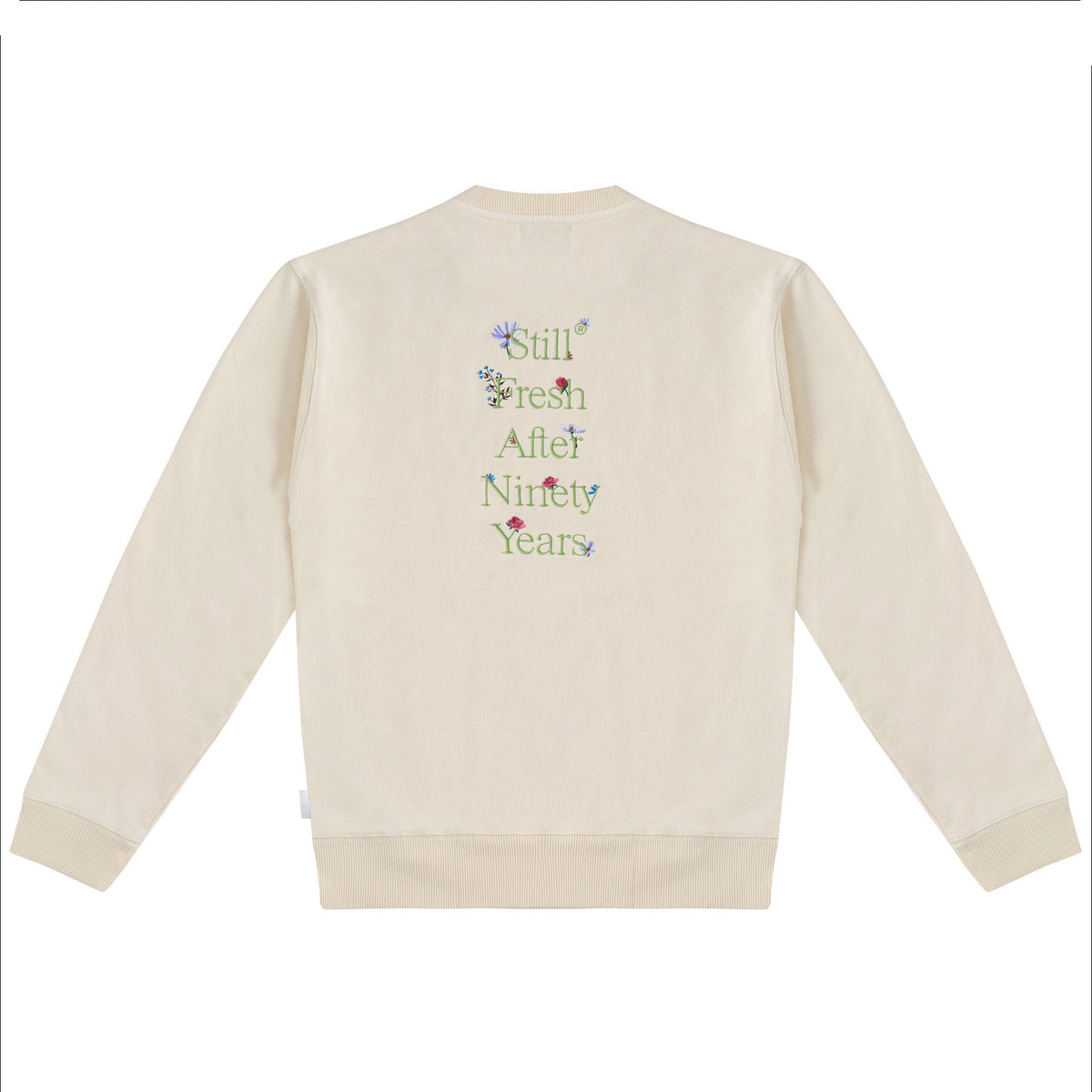 Sanjo Faded Still Sweatshirt // Ecru