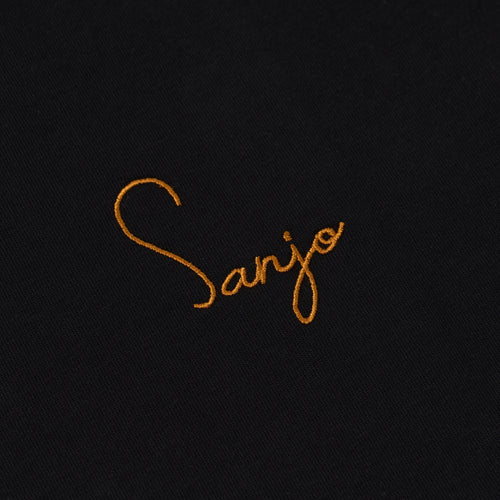 Sanjo 1954 Logo T-shirt // Black