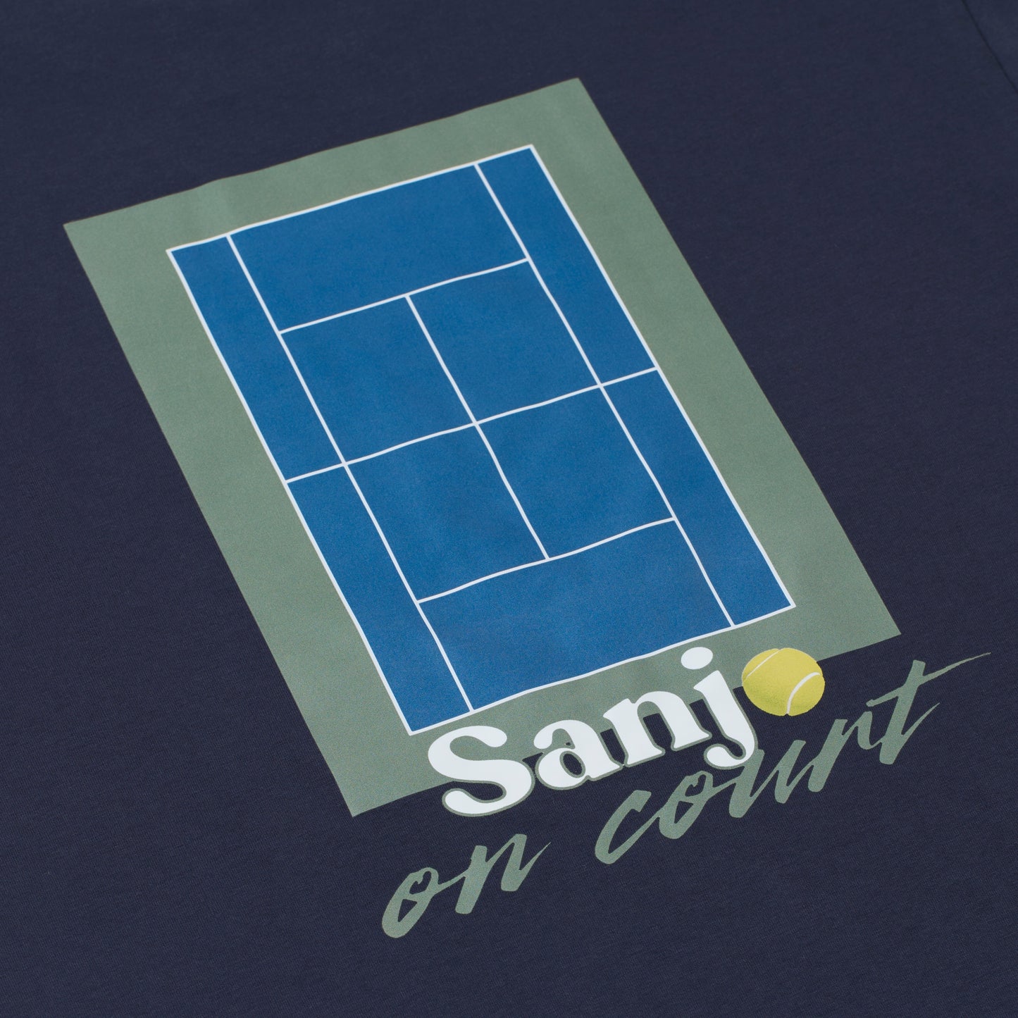 Sanjo On Court T-Shirt // Navy