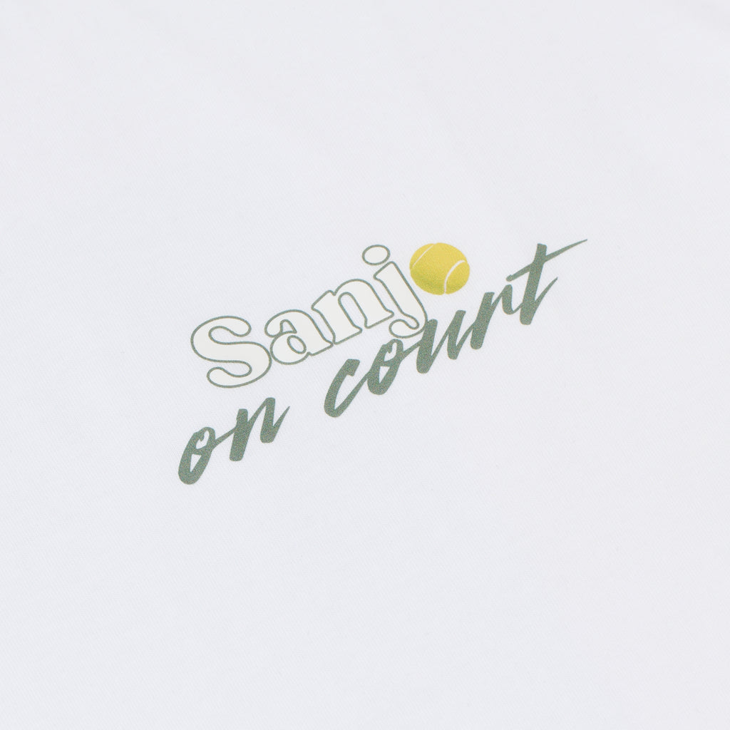 Sanjo On Court T-shirt // Weiß