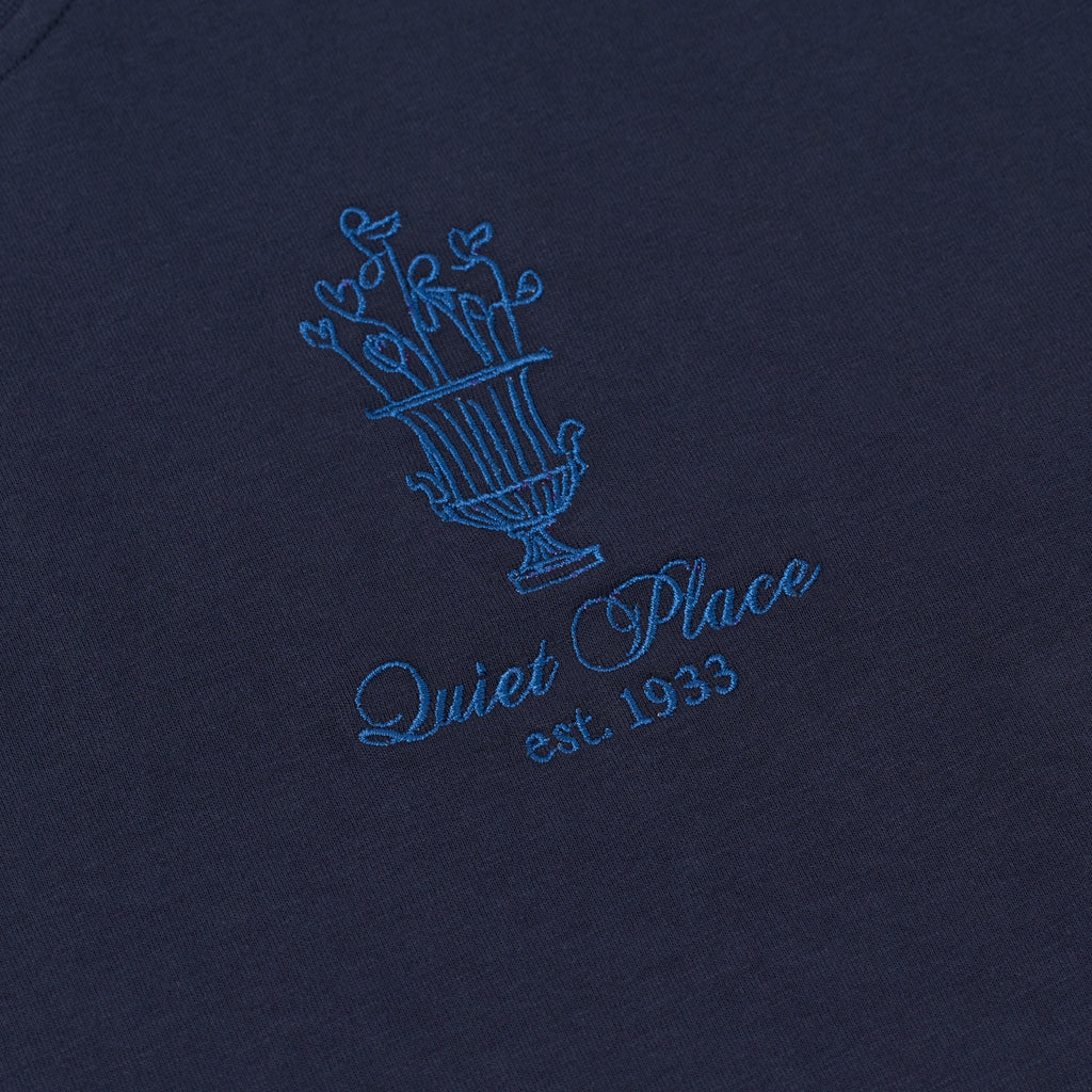 Sanjo Quiet Place T-shirt // Navy