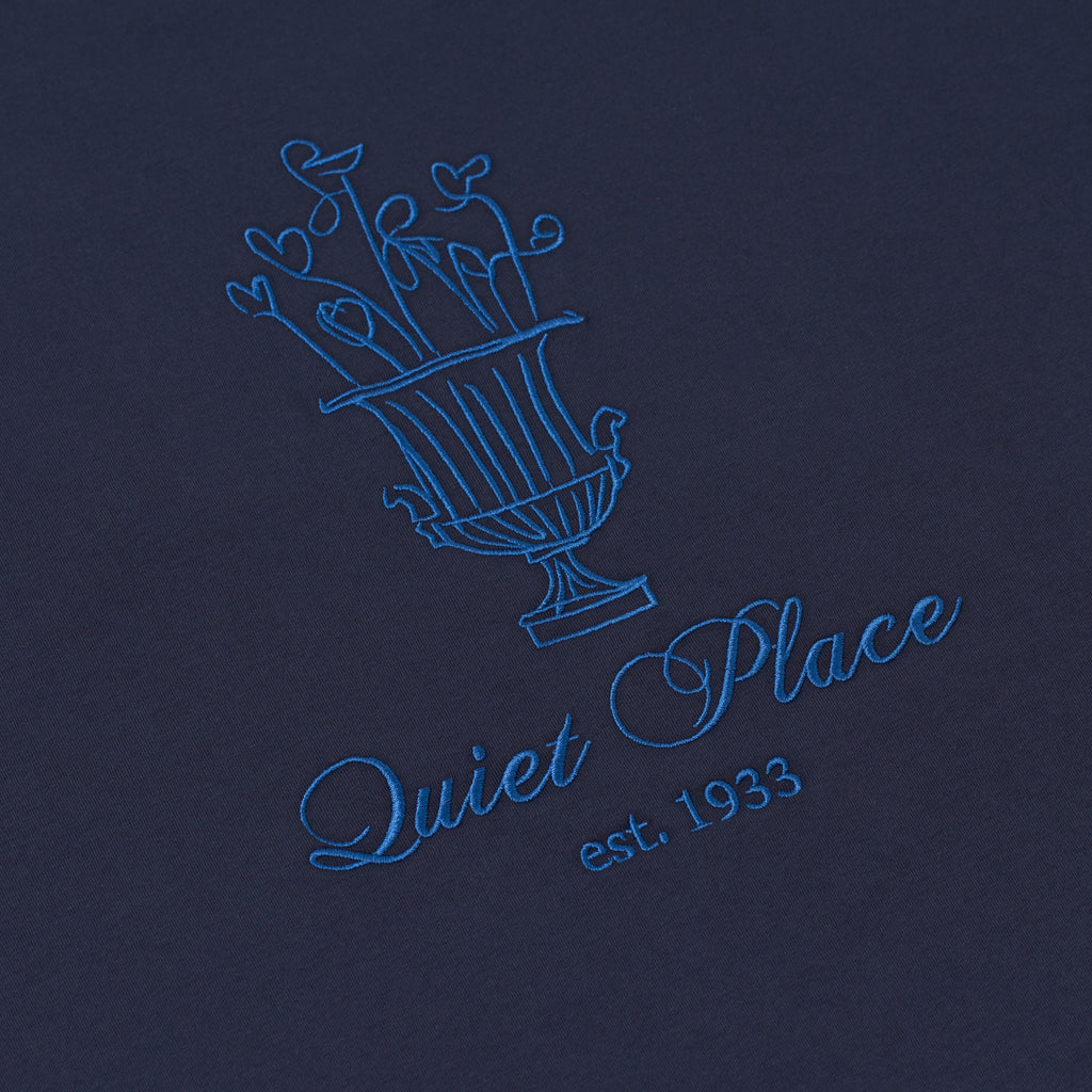 Sanjo Quiet Place T-shirt // Navy