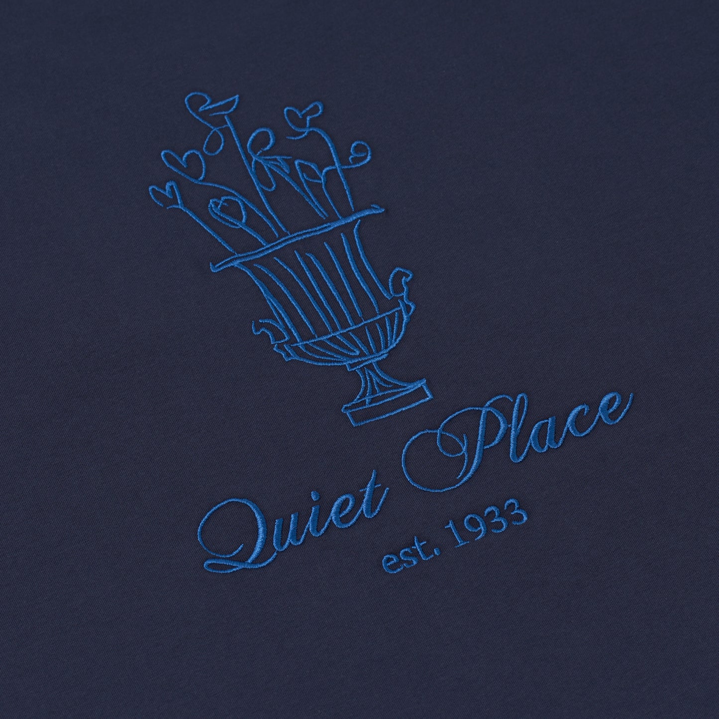 Sanjo Quiet Place T-Shirt // Navy
