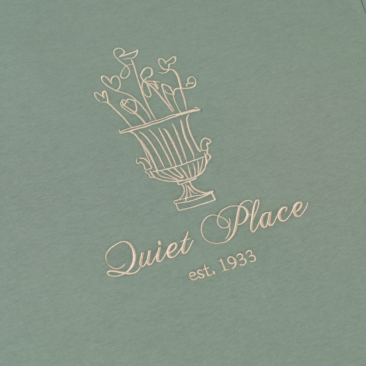 Sanjo Quiet Place T-shirt // Kaqui