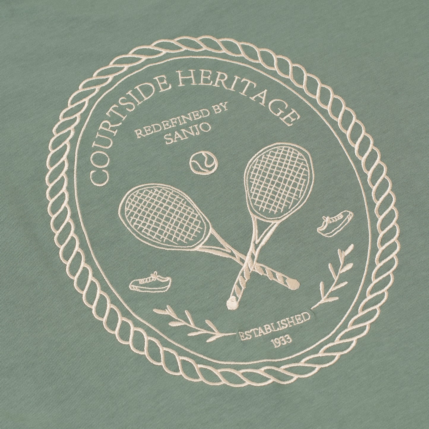 Sanjo Courtside // Camiseta color caqui