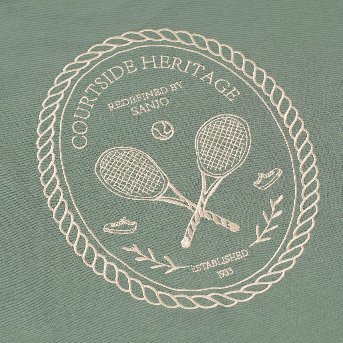 Sanjo Courtside T-shirt // Kaki