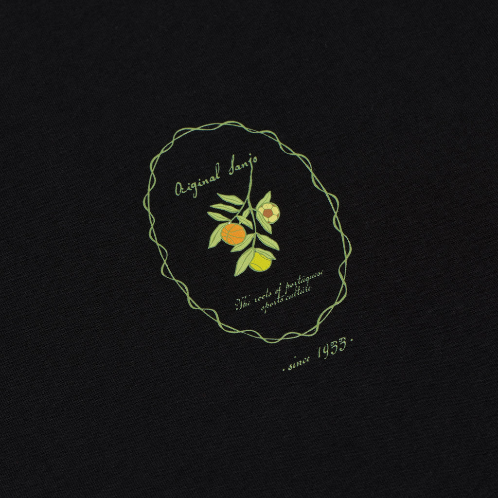 Sanjo The Sporty Olive T-shirt // Black