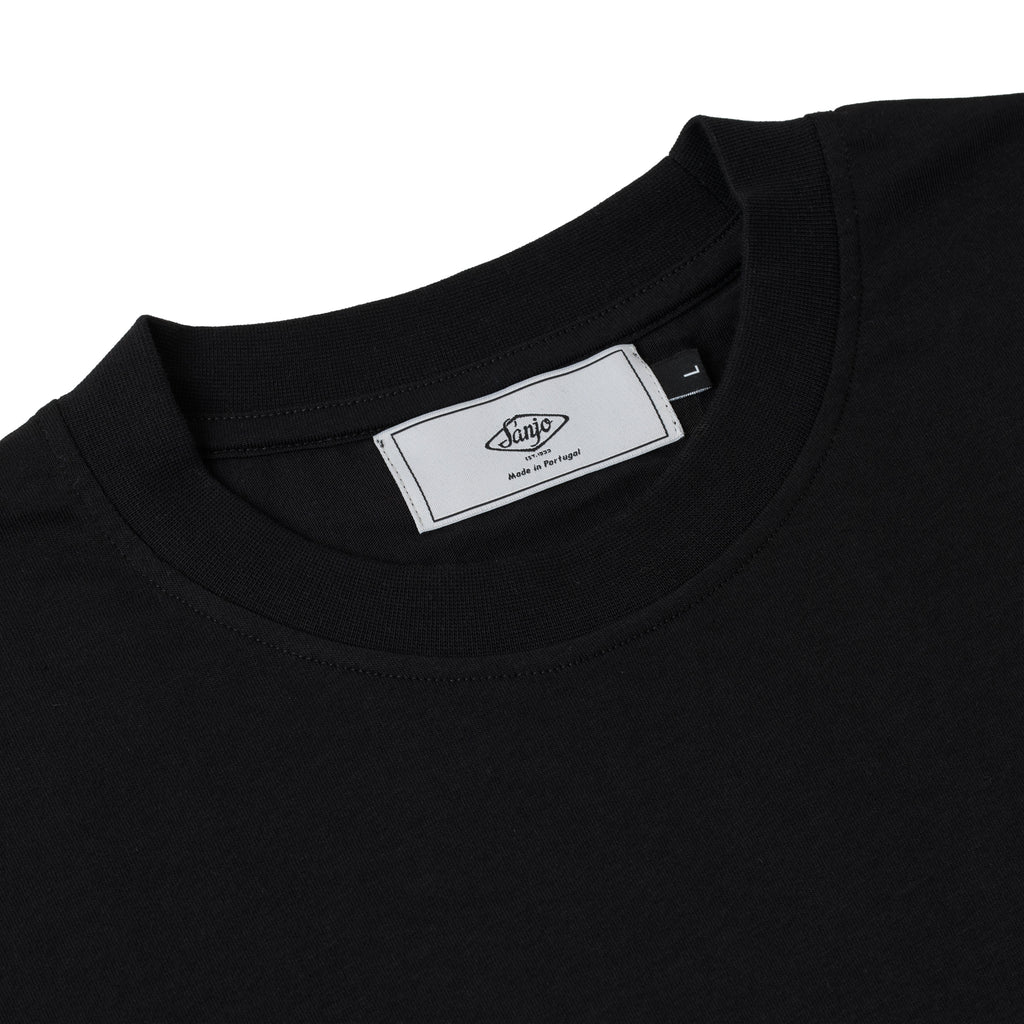 Sanjo The Sporty Olive T-shirt // Black