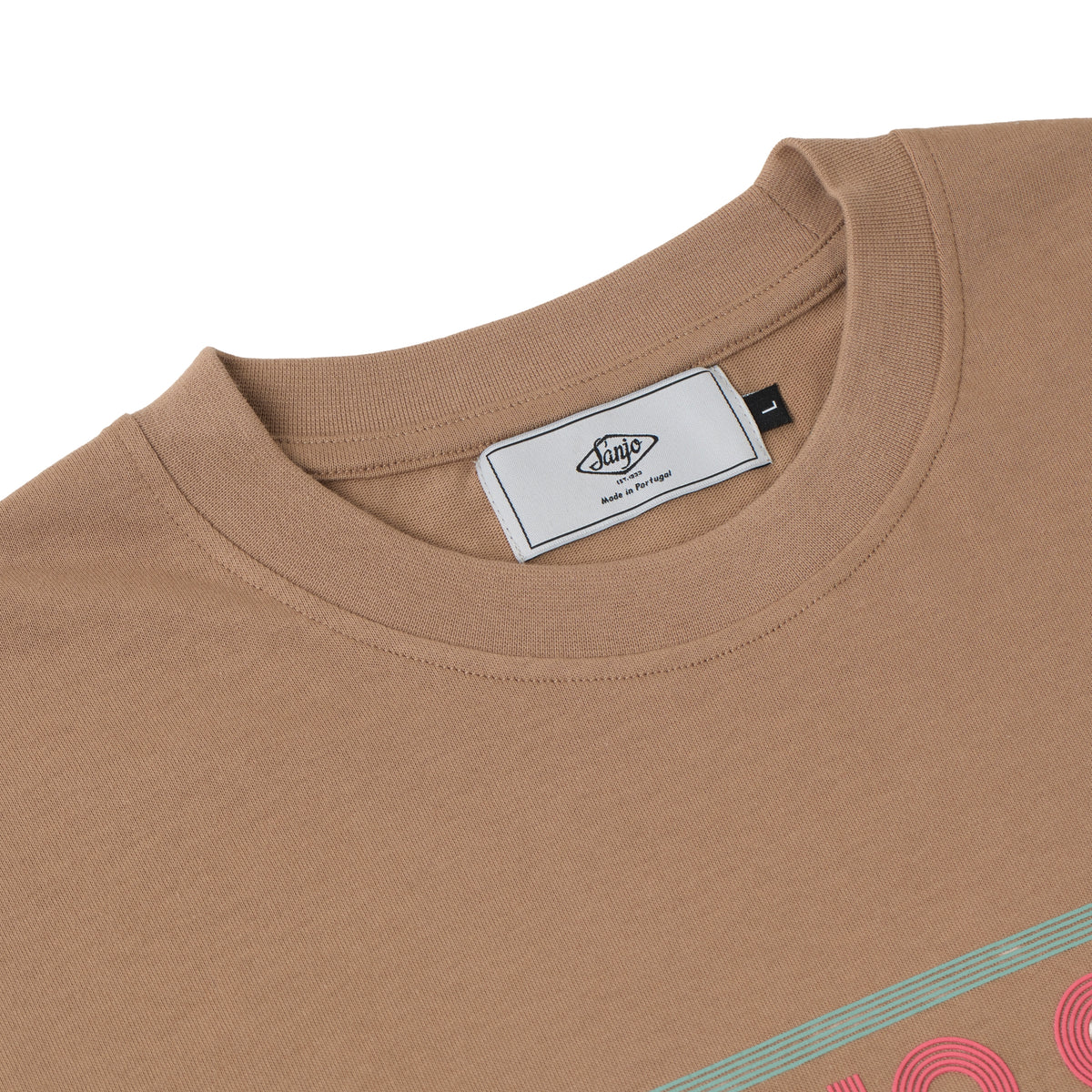 Sanjo Club 90 T-shirt // Capuccino