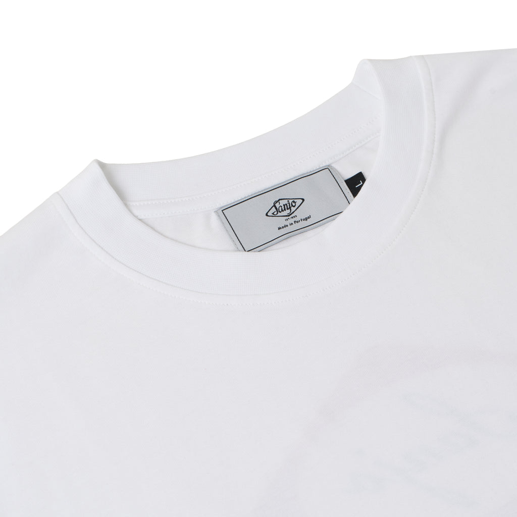 Camiseta Sanjo Grand Prix // Blanca