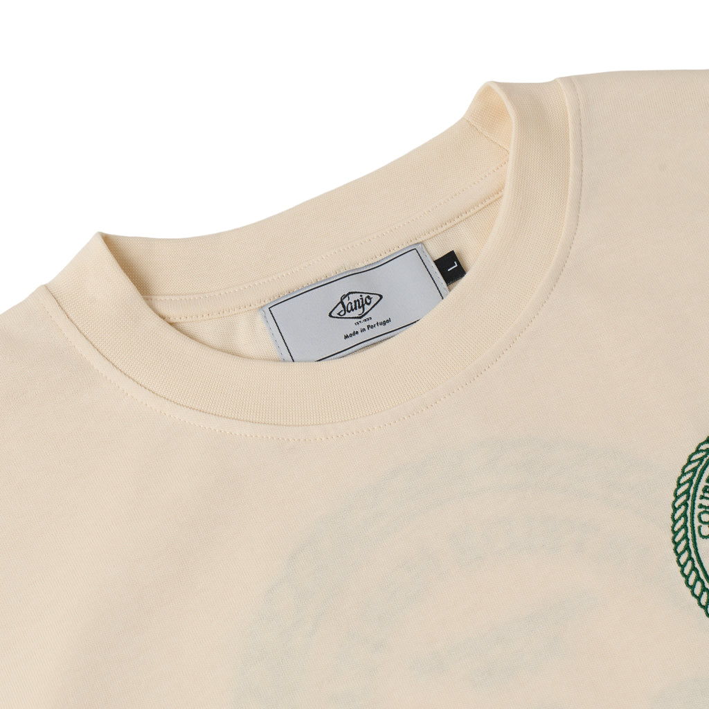 Sanjo Courtside // Camiseta color crudo