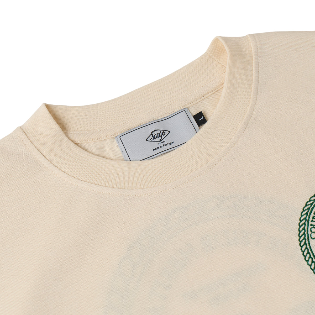 Sanjo Courtside T-shirt // Ecru