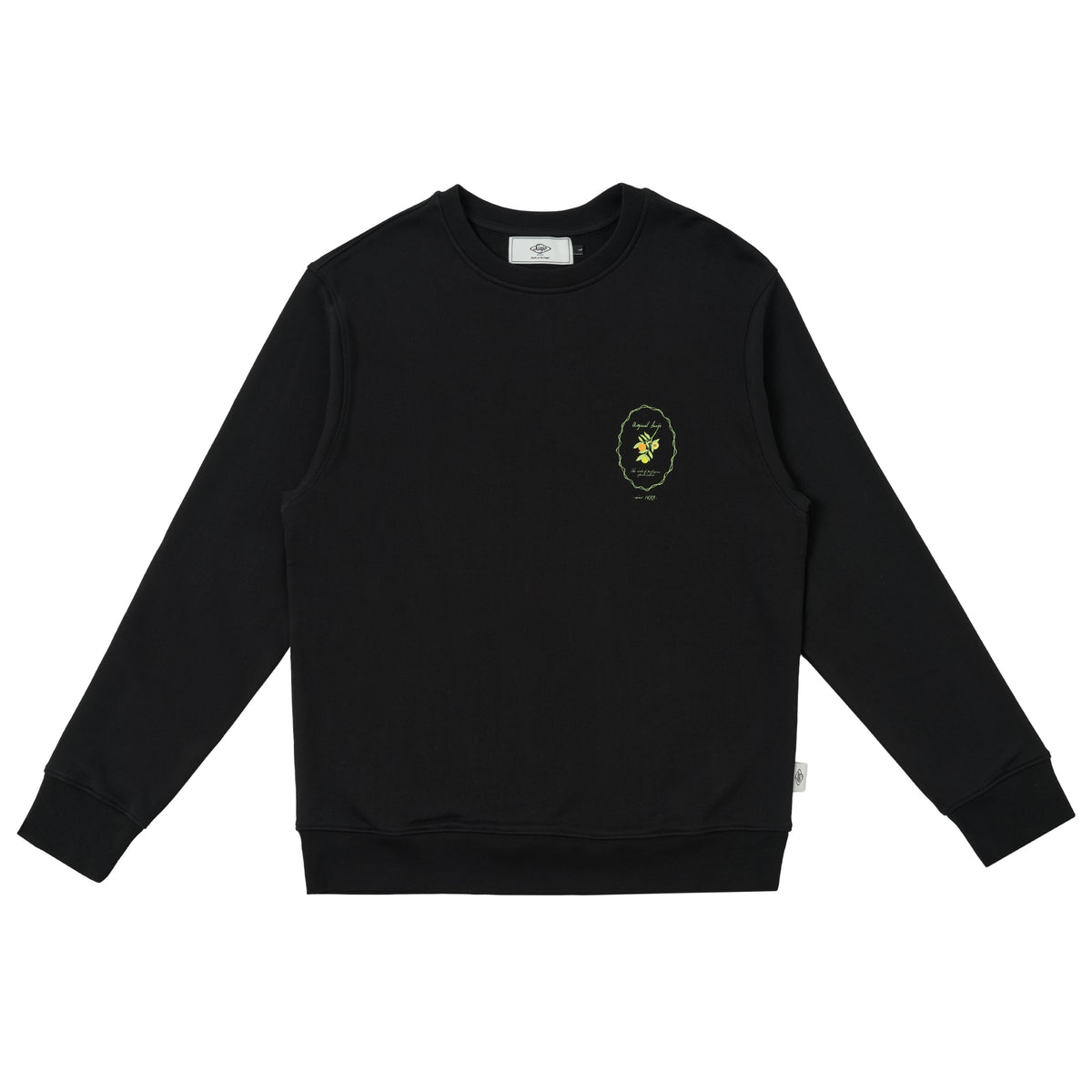 Sanjo The Sporty Olive Sweat // Schwarz
