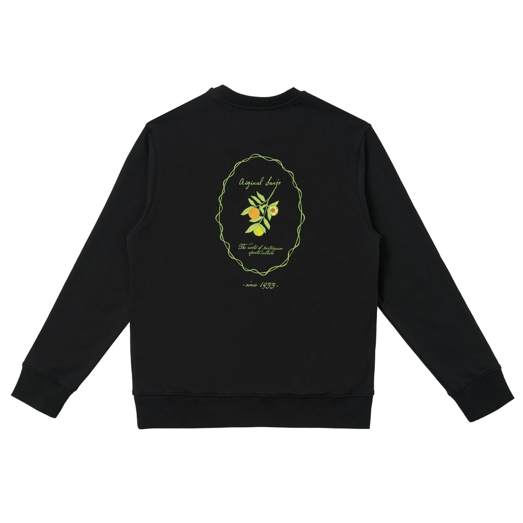 Sanjo The Sporty Olive Sweat // Black
