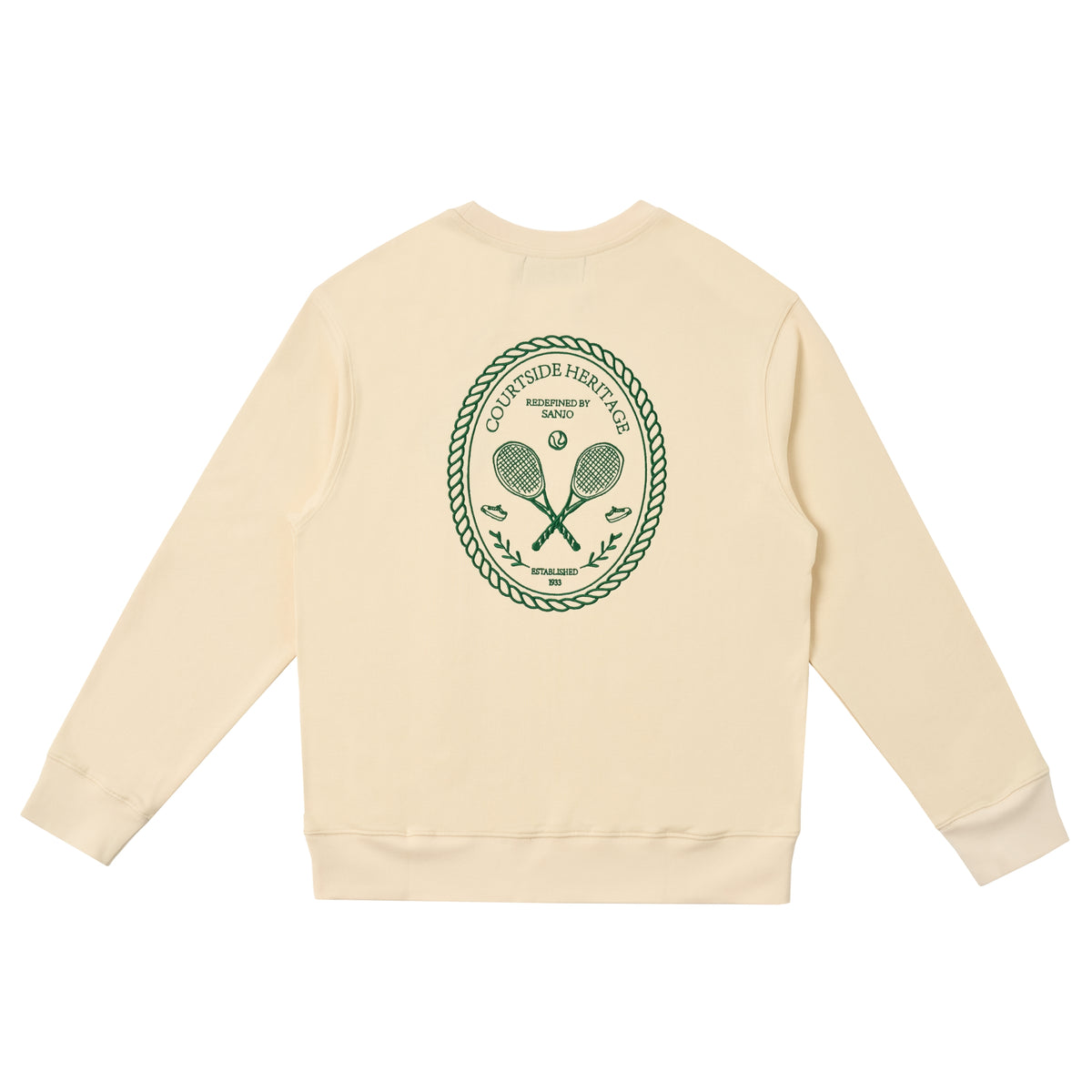 Sanjo Courtside Sweat // Ecru