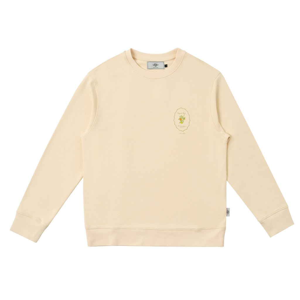 Sanjo The Sporty Olive Sweat // Ecru