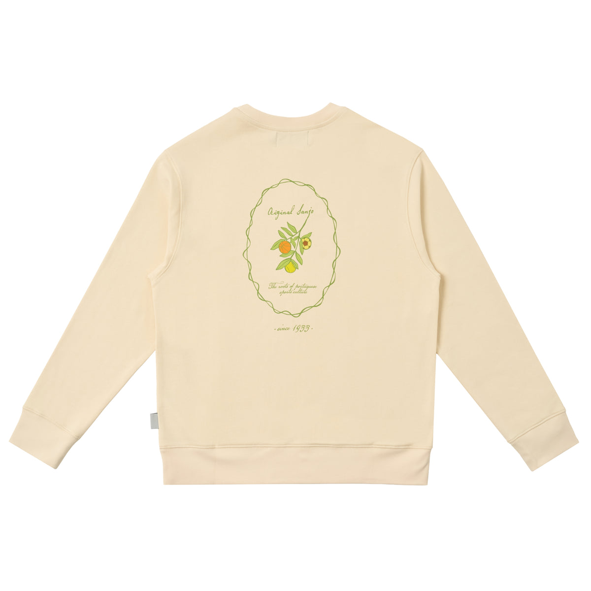 Sanjo The Sporty Olive Sweat // Ecru