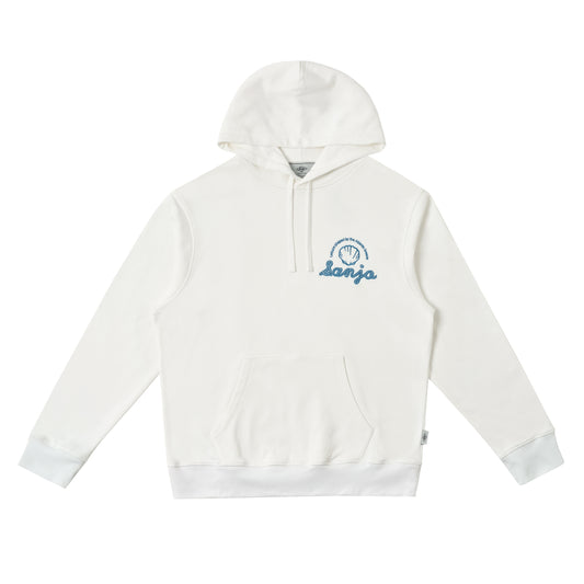 Sanjo Atlantic Hoodie // White