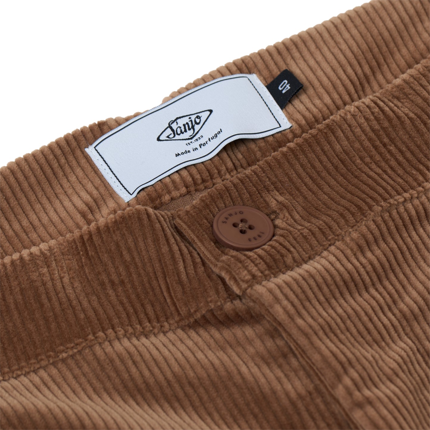 Sanjo Relaxed Corduroy Pants // Brown