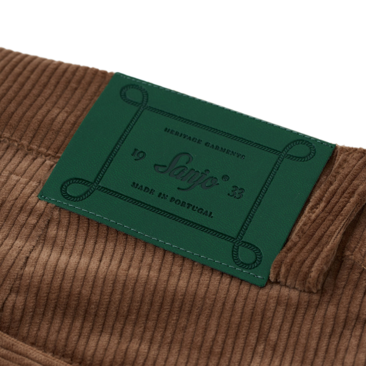 Pantalones de pana relajados Sanjo // Marrón