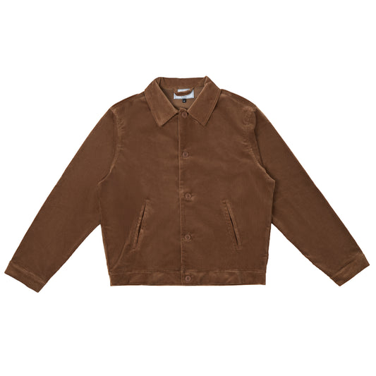 Sanjo Corduroy Retro Coat // Brown
