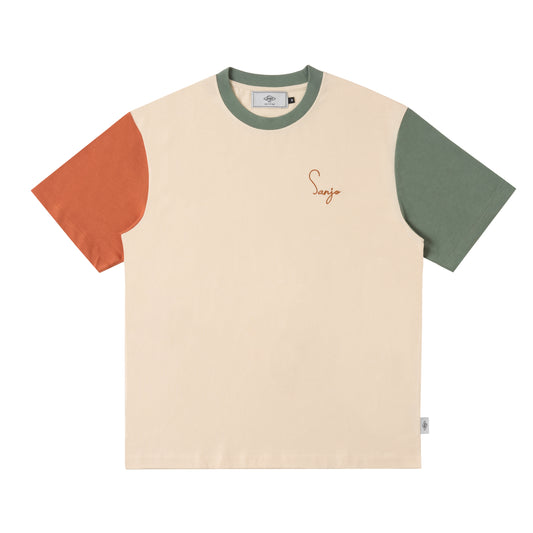 Sanjo 1954 Logo T-shirt // Ecru