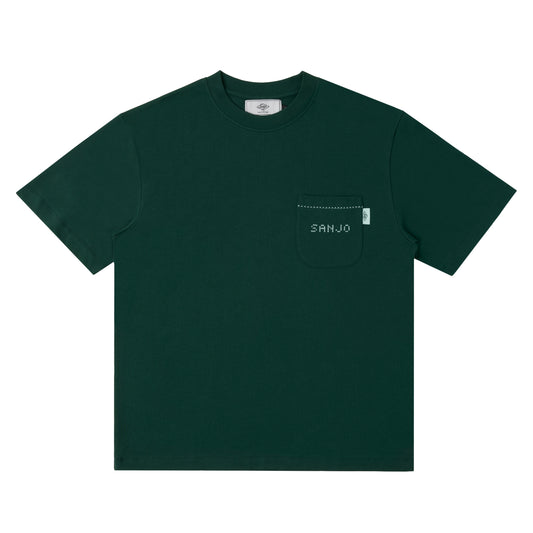 Sanjo Old Money Pocket T-shirt // Bottle