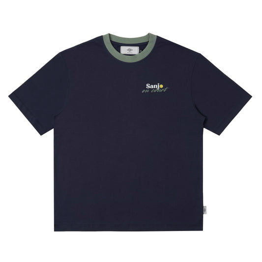Sanjo On Court T-shirt // Navy