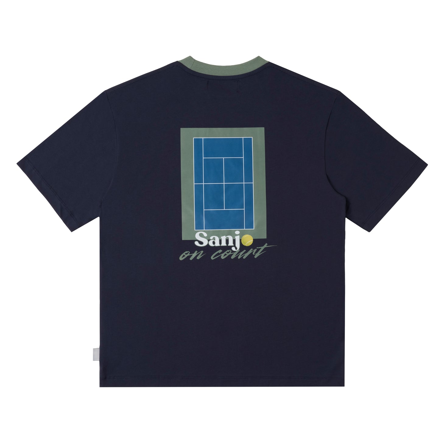 Sanjo On Court T-Shirt // Navy