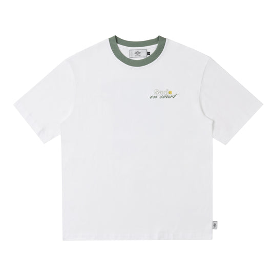 Sanjo On Court T-shirt // White