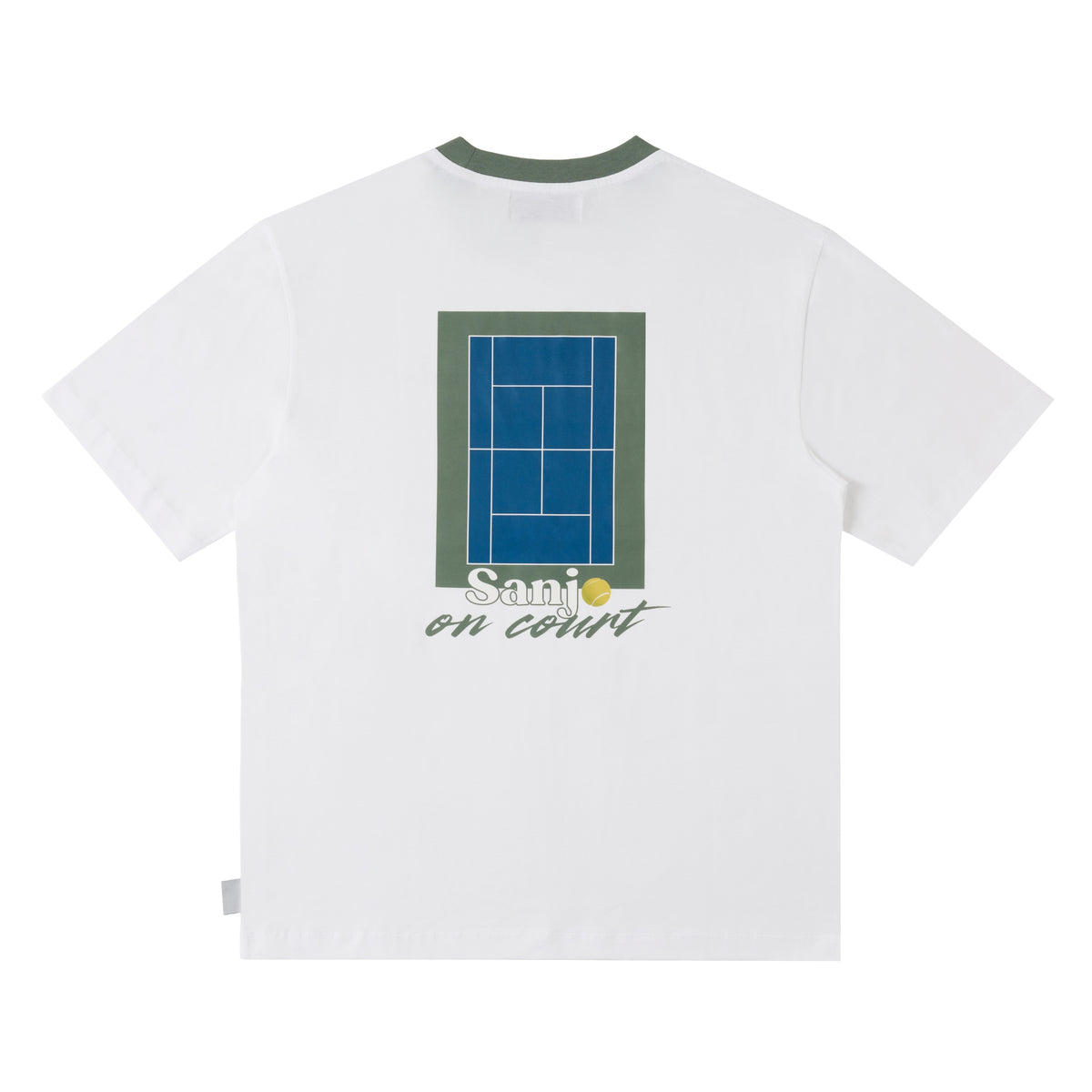Sanjo On Court T-shirt // White