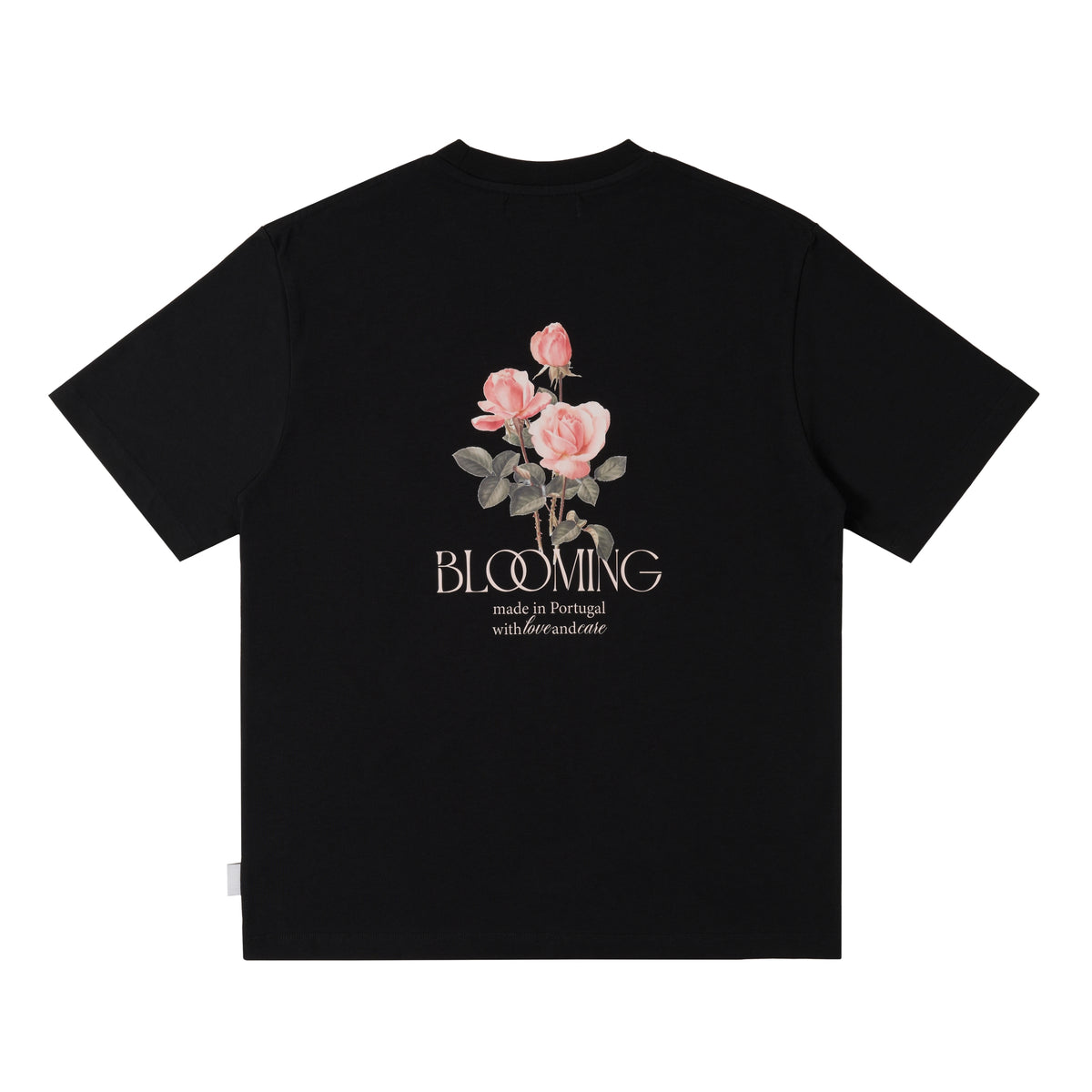 Sanjo Blooming T-shirt // Black