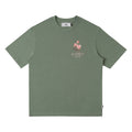 Sanjo Blooming // Camiseta color caqui