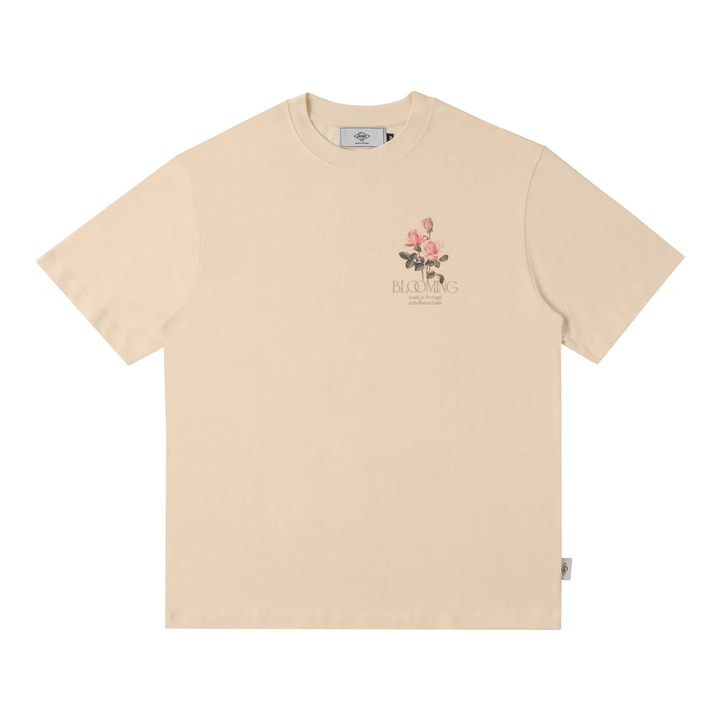 Sanjo Blooming // Camiseta color crudo