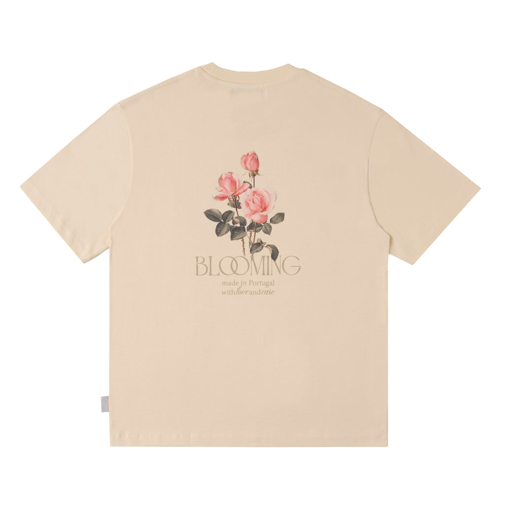 Sanjo Blooming // Camiseta color crudo