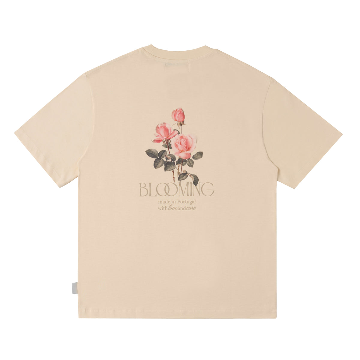 Sanjo Blooming // Camiseta color crudo