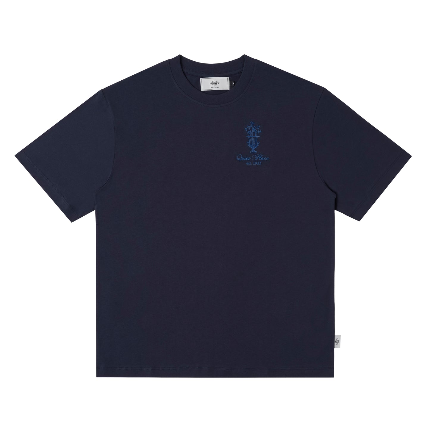 Sanjo Quiet Place T-Shirt // Navy