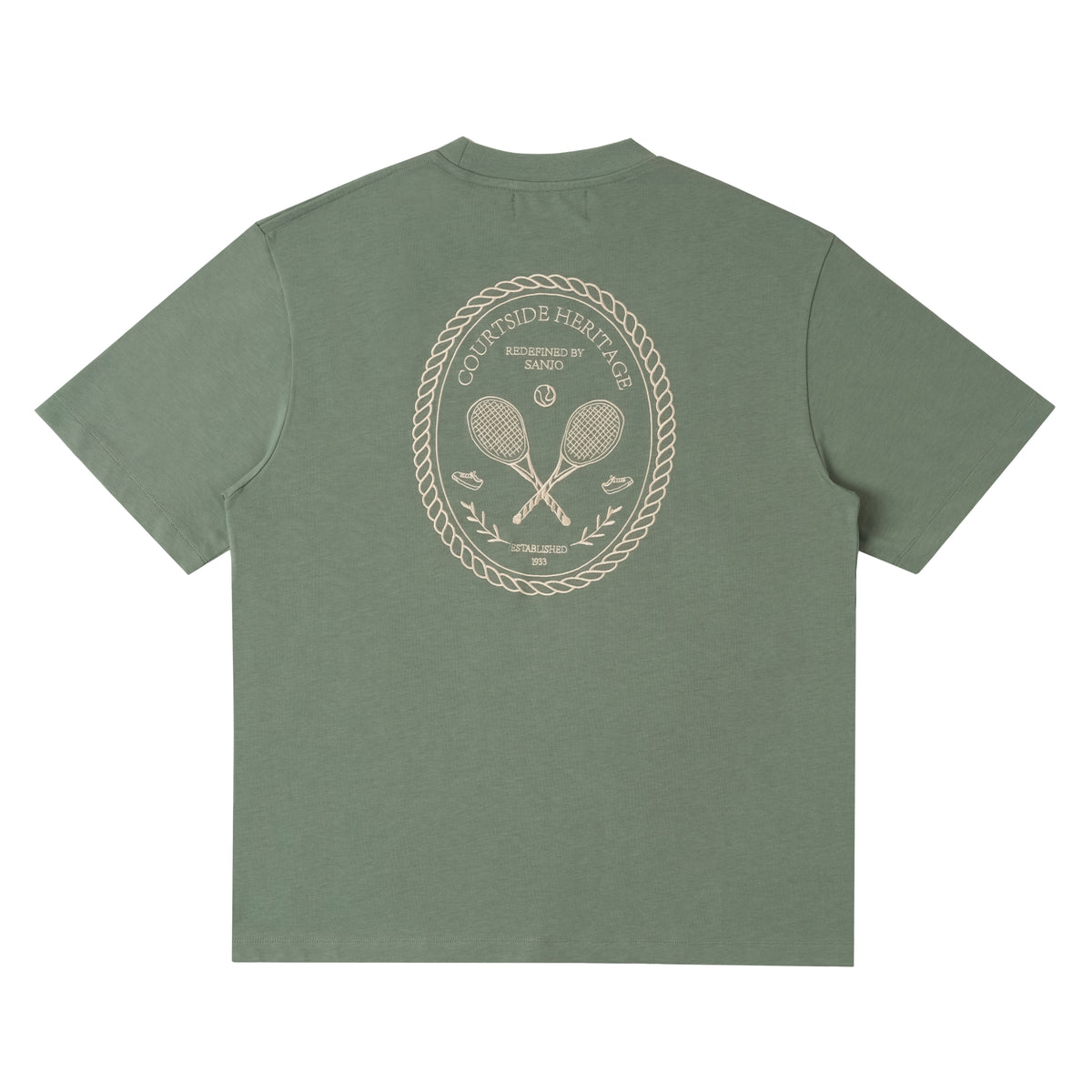 Sanjo Courtside T-shirt // Kaki