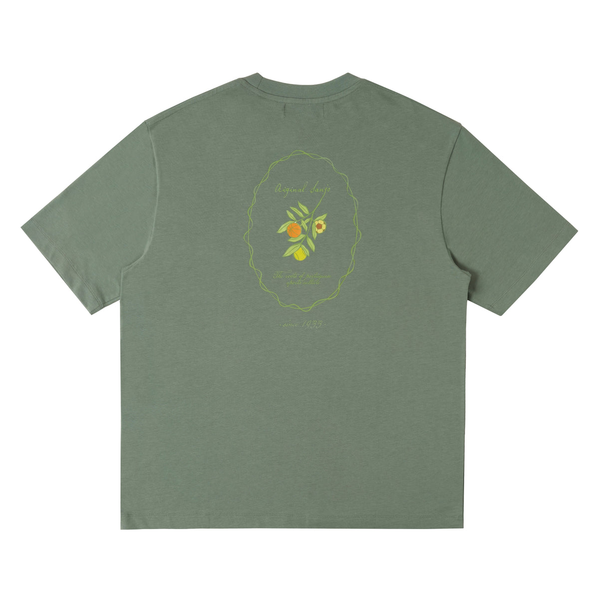 Sanjo The Sporty Olive T-shirt // Kaki