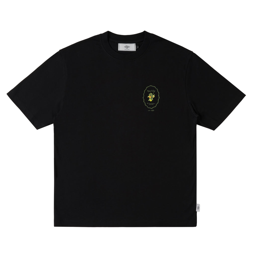 Sanjo The Sporty Olive T-shirt // Black