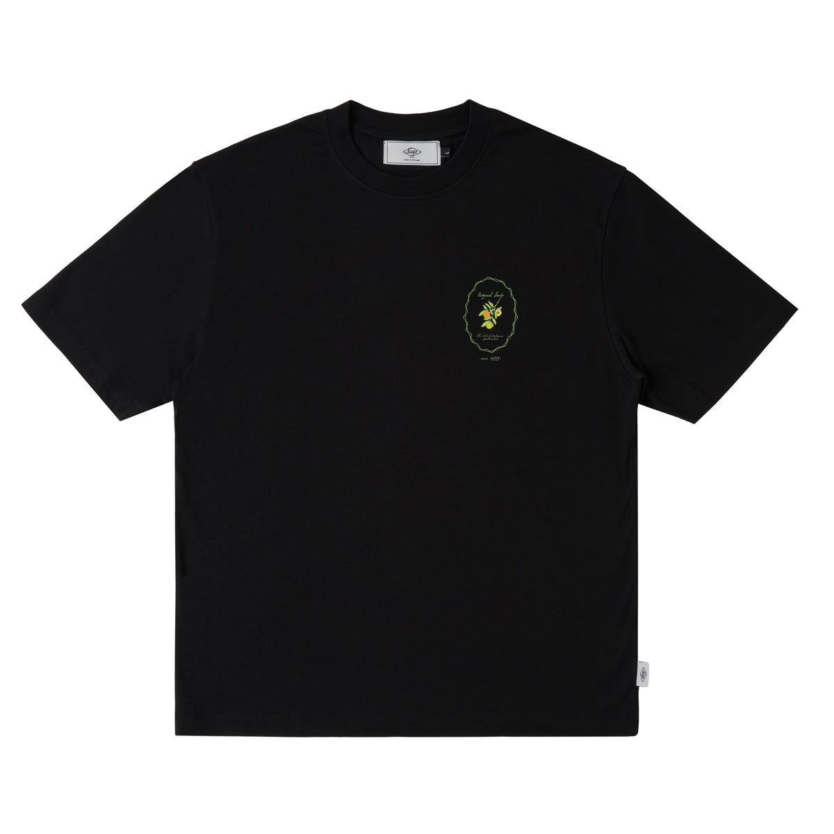 Sanjo The Sporty Olive T-shirt // Black
