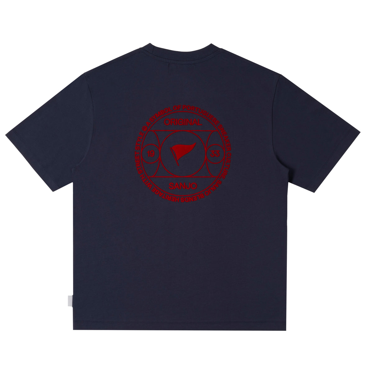 Sanjo Symbol Culture T-shirt // Navy