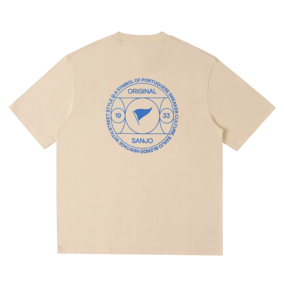 Sanjo Symbol Culture T-shirt // Ecru