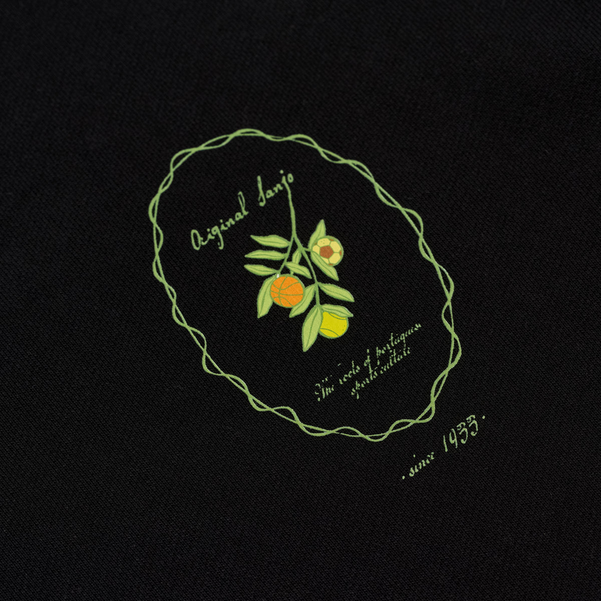 Sanjo The Sporty Olive Sweat // Schwarz