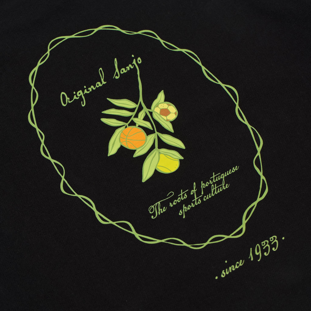 Sanjo The Sporty Olive Sweat // Black