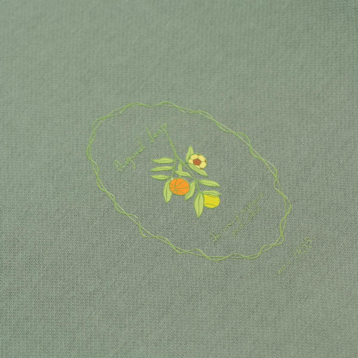 Sanjo The Sporty Olive T-shirt // Kaki